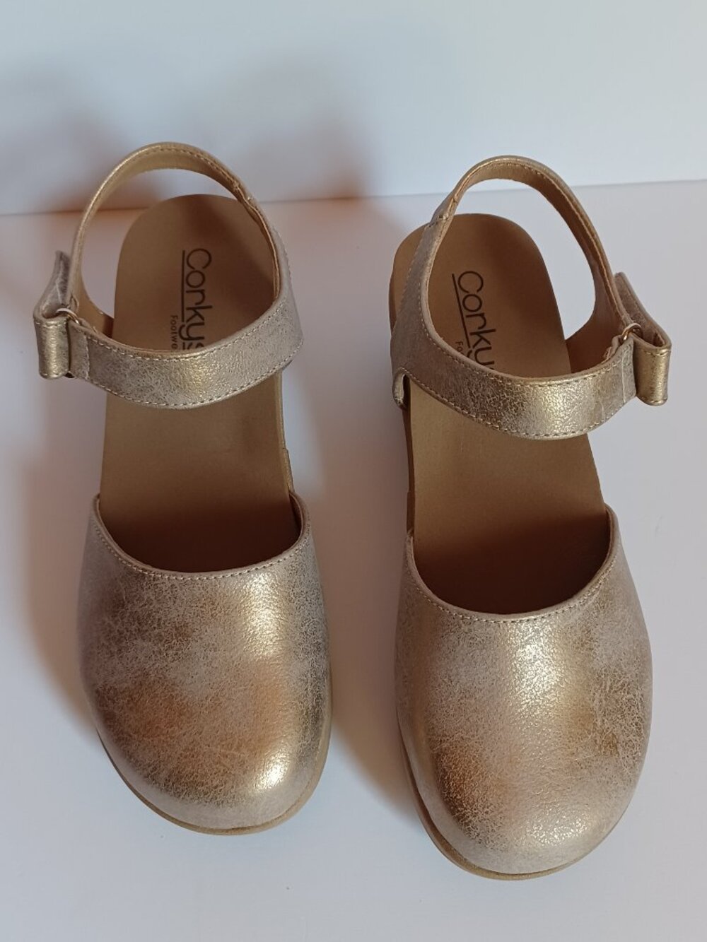 All In Rose Gold Metallic Corkys Wedge Rose Gold Size 6
